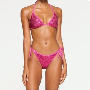 Pink Sequin SKIMS Swim 💕